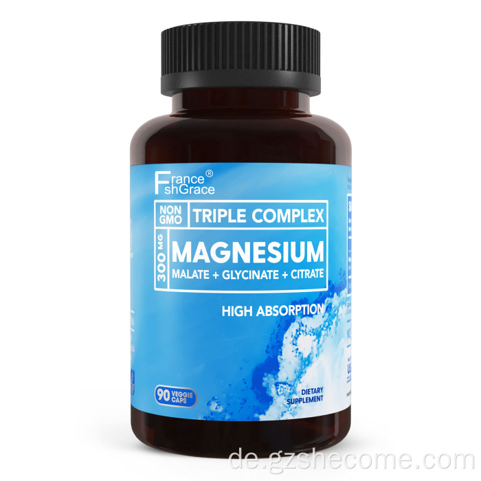 Magnesiumkomplex 300 mg Muskeln Magnesiumglycinatkapseln